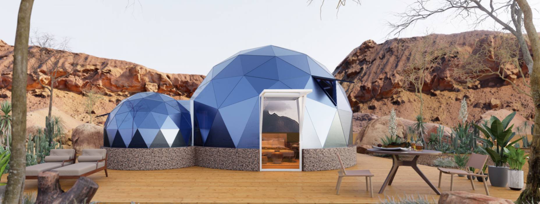 巴林左旗球形智能光伏玻璃星空房